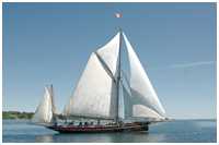 Victorianische Segelyacht Willow Wren