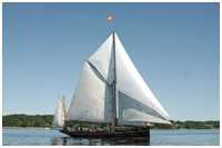 Victorianische Segelyacht Willow Wren