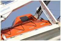 freifallende Rettungsboote