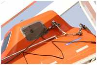 freifallende Rettungsboote