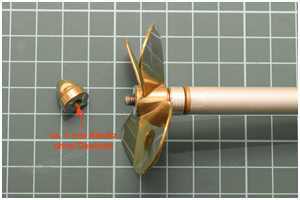 Probleme beim Kontern des Propellers