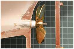 die Nabe wurde abgedreht