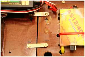 RC-Komponenten des Dampfschleppers Albert 2