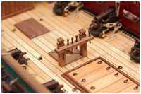 Nagelbank am Großmast