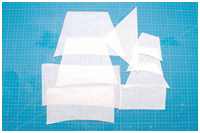 die Segel sind genäht