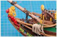 Zurring des Bugspriets