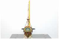 Großmast wird ausgerichtet