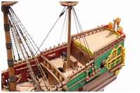 Besanwanten steifgesetzt