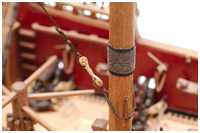 Stagkragen des Besanstags