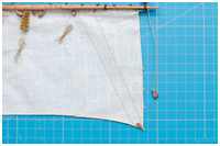 Geitaue am Großsegel