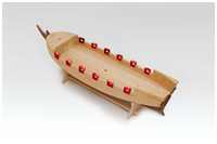 Kiellegung, St&uuml;ckpforten und Schanzkleid verklebt