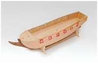 Kiellegung, St&uuml;ckpforten und Schanzkleid verklebt