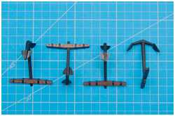 Stockb&auml;nder und Bolzen