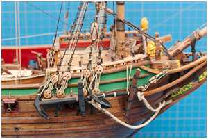 die fertigen Ankerbojen