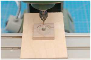 Glockenstuhlkrone wird gefr&auml;st