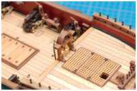 St&uuml;tzknie an den S&auml;ulen des Glockenstuhls