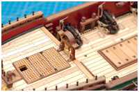 St&uuml;tzknie an den S&auml;ulen des Glockenstuhls