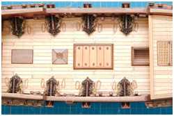 Takelung der Kanonen