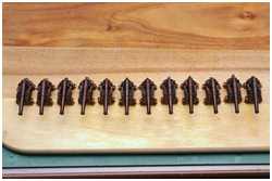 die fertigen Kanonen