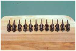 die fertigen Kanonen