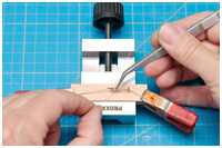 Stropps der Haken für die Seitentaljen