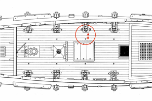 kein Platz für die Rückholtalje (Bild: Risse von Schiffen des 16./17. Jahrhunderts, Hinstorff Verlag)
