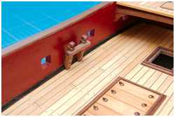 die fertigen Kreuzhölzer