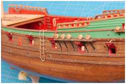 die fertigen Stückpfortendeckel