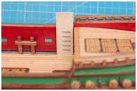 Schablone zu Kleben der Stufen