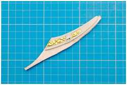 Festlegen der Position des Gatts für die Bugsprietzurring im Galionsscheg