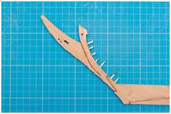 alle Teile gedübelt und zusammengeklebt