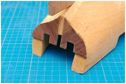 Heckspiegel beplankt