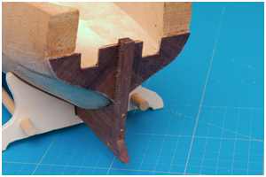 fehlendes Plankenmuster am Heckspiegel