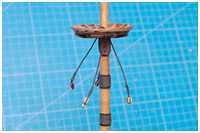 erweiterte Seitentakel am Großmast