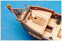 die fertigen Kranbalken