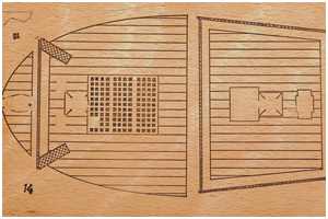 aufgedrucktes Deck aus dem Baukasten