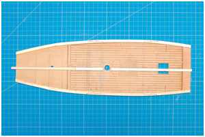 der erste verklebte Plankengang