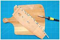 der Schandeckel an der Steuerbordseite