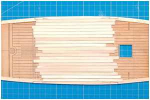 Ermitteln der Anzahl der Leisten und Mittellinie des Decks