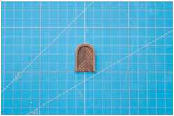 ausgeschnittene T&uuml;r