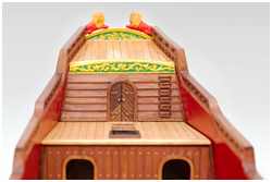 das H&uuml;ttenschott nach sp&auml;teren Bauphasen