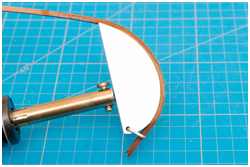 Vorbiegen der Leisten für das Bergholz