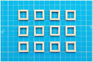 abgeschnittene Rahmen