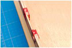 nachträgliches Verjüngen des Schanzkleides zum Ausgleich der Außenbeplankung