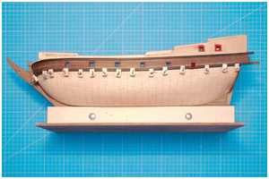 Plankenklemmen im Einsatz