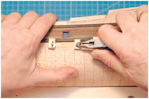 Plankenklemmen im Einsatz