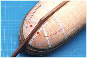 Markieren den Plankeng&auml;nge