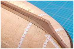 Abnahme und &Uuml;bertragen der Kontur f&uuml;r den Sandgang