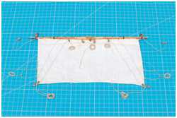 laufendes Gut an den Untersegeln