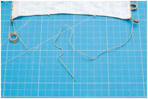 Taue vorr&uuml;bergehend als Bunsch zusamenlegen